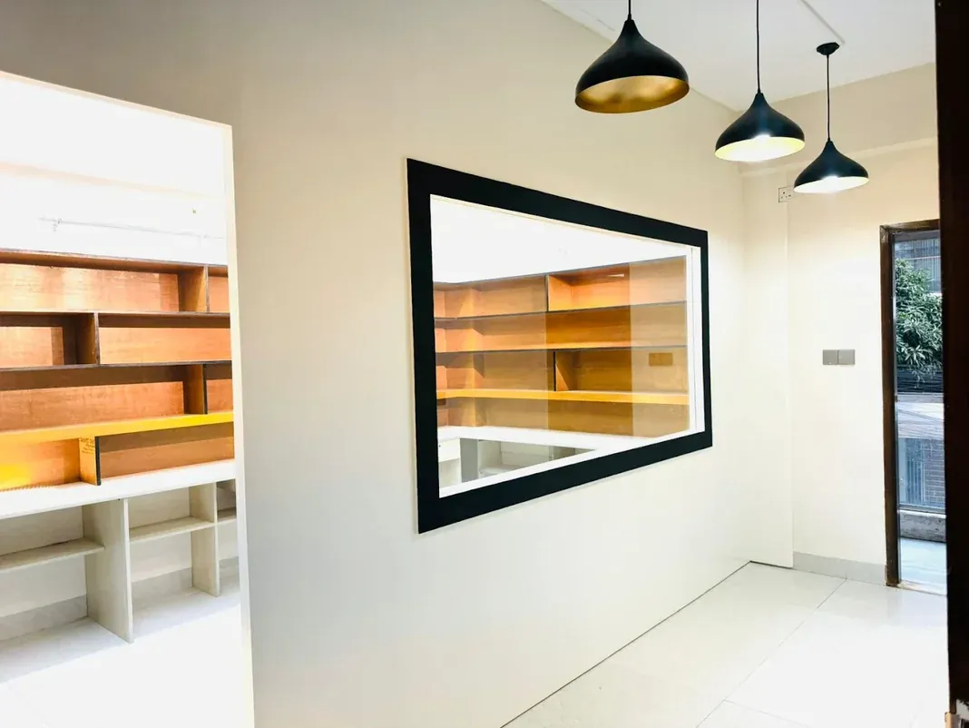 A workspace in the Probfly IT office